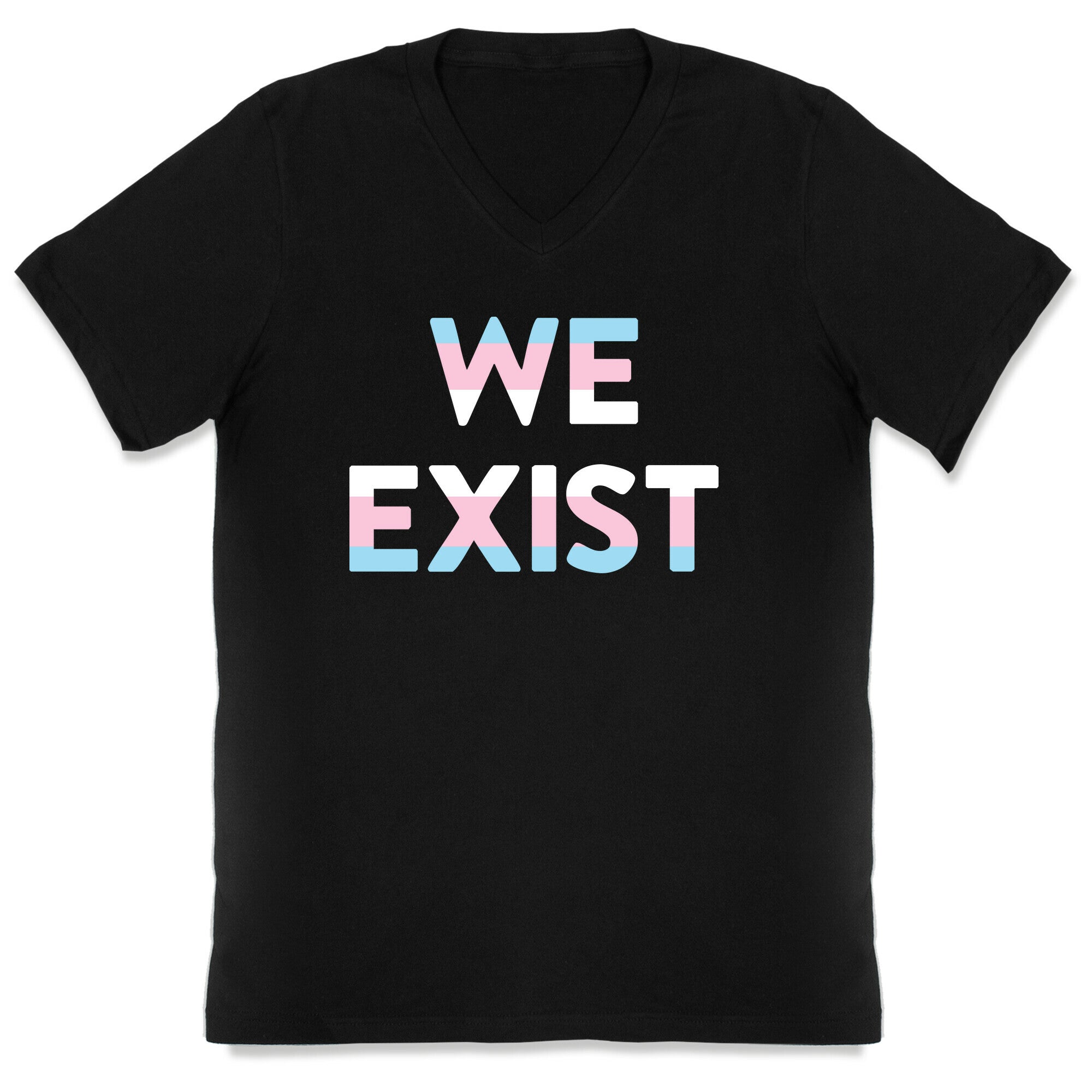 We Exist Transgender V-Neck